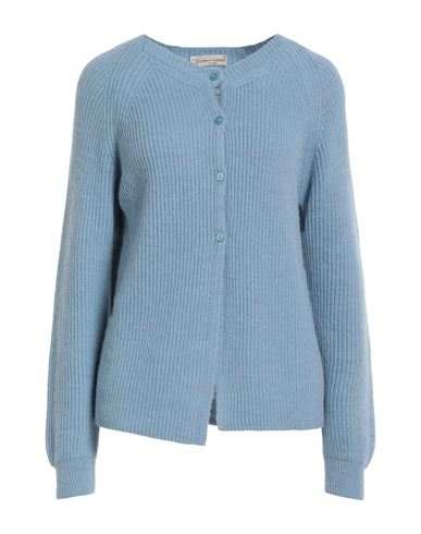 Cashmere Company Woman Cardigan Sky Blue Size 6 Acrylic, Wool, Polyamide, Alpaca Wool