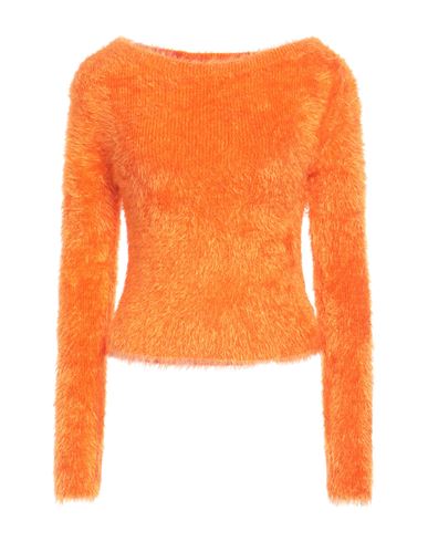 Shop Marine Serre Woman Sweater Orange Size L Polyamide, Viscose, Polyester