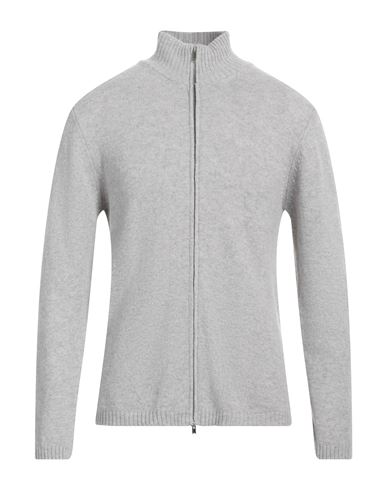 Daniele Fiesoli Man Cardigan Light Grey Size Xl Geelong Wool In Gray