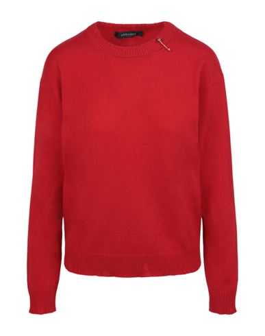 Shop Versace Cashmere Blend Sweater Woman Sweater Red Size 8 Cashmere, Wool