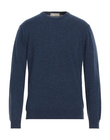 Cashmere Company Man Sweater Blue Size 46 Geelong Wool