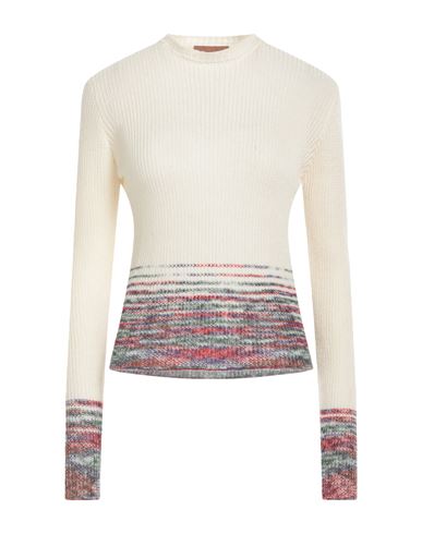 Shop Missoni Woman Sweater Cream Size 8 Cashmere, Viscose In White