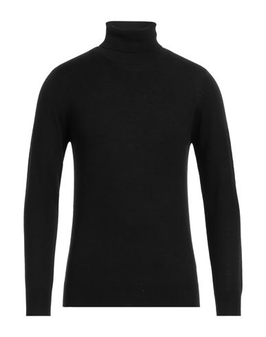 Cashmere Company Man Turtleneck Black Size 36 Wool, Cashmere, Silk, Nylon