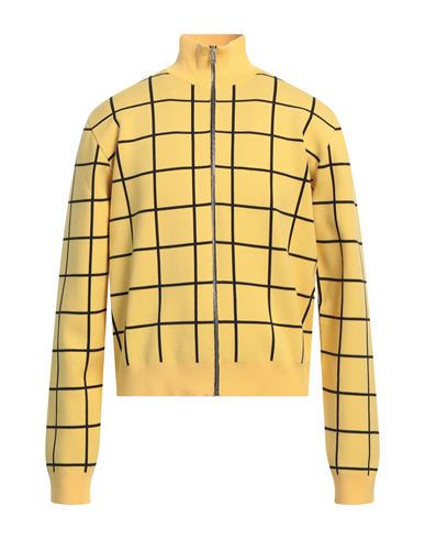 Shop Marni Man Cardigan Yellow Size 40 Polyamide, Viscose, Polyester