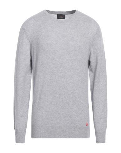 Shop Peuterey Man Sweater Light Grey Size Xl Wool, Cashmere