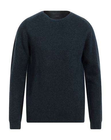 Shop Daniele Fiesoli Man Sweater Midnight Blue Size Xxl Merino Wool, Polyamide, Elastane