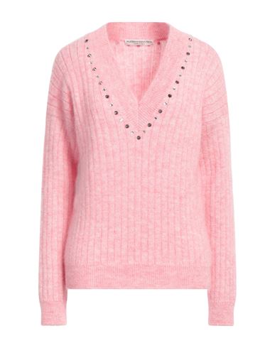 Shop Alessandra Rich Woman Sweater Pink Size 6 Virgin Wool, Wool, Polyamide