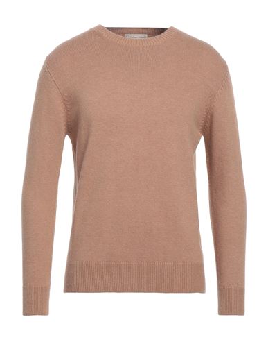 Shop Cashmere Company Man Sweater Camel Size 46 Wool, Cashmere