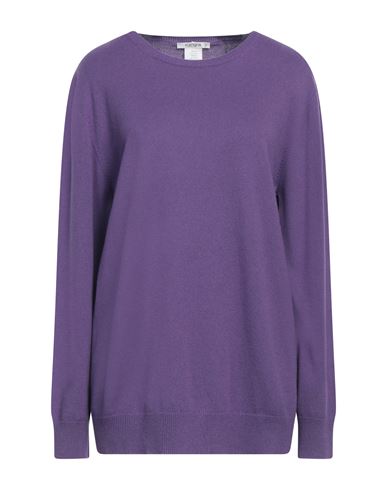 Kangra Woman Sweater Purple Size 14 Wool, Silk, Cashmere