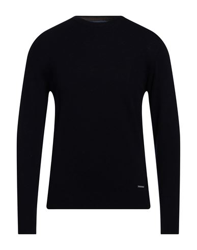 Shop Why Not Brand Man Sweater Midnight Blue Size S Wool, Viscose, Nylon, Cashmere