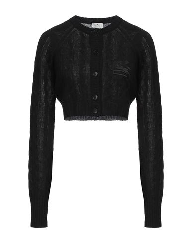 Shop Etro Woman Cardigan Black Size 2 Cashmere, Polyester