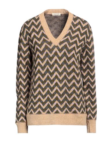 Shop Siyu Woman Sweater Sand Size 6 Merino Wool In Beige
