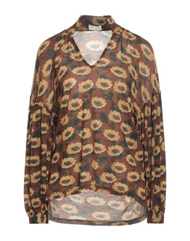 Shop Siyu Woman Sweater Brown Size 8 Wool, Polyamide