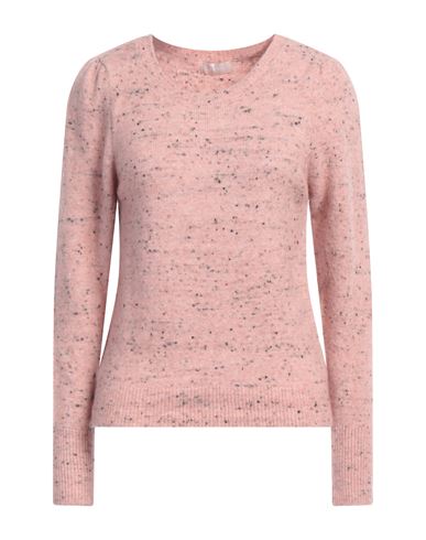 Shop Liu •jo Woman Sweater Pastel Pink Size S Wool, Acrylic, Polyamide, Viscose, Elastane