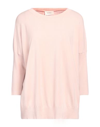 Shop Vicolo Woman Sweater Blush Size Onesize Viscose, Polyester In Pink