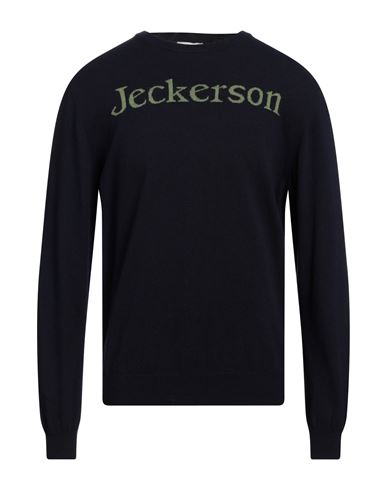 Shop Jeckerson Man Sweater Midnight Blue Size 3xl Polyamide, Viscose, Wool, Cashmere