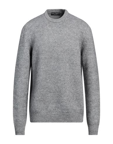 Shop Dolce & Gabbana Man Sweater Grey Size 42 Polyamide, Viscose, Wool, Elastane