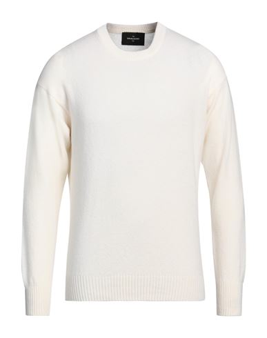 Shop Gran Sasso Man Sweater Ivory Size 44 Virgin Wool In White