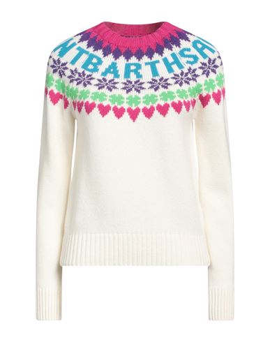 Shop Mc2 Saint Barth Woman Sweater White Size S Wool, Viscose, Polyamide, Cashmere