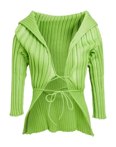 Shop A. Roege Hove Woman Cardigan Light Green Size Xs Cotton, Nylon