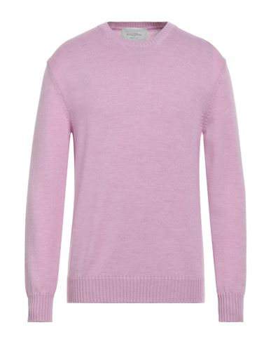Shop Ballantyne Man Sweater Lilac Size 40 Wool In Purple