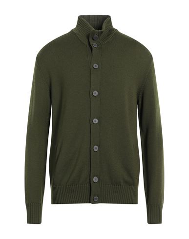 Ballantyne Man Cardigan Military Green Size 50 Wool