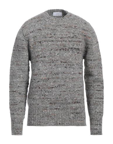 Lardini Man Sweater Grey Size S Wool, Alpaca Wool, Silk In Gray
