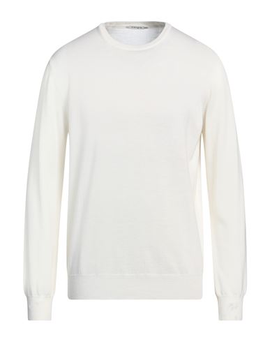Kangra Man Sweater White Size 48 Wool, Silk, Cashmere