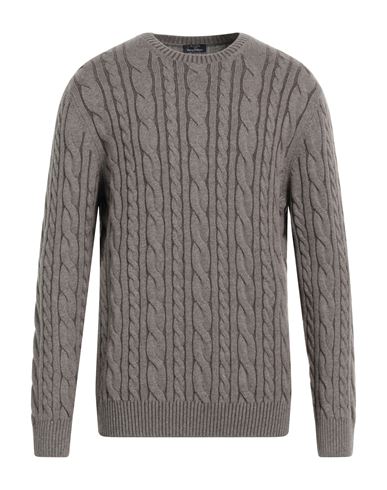 Shop Barba Napoli Man Sweater Dove Grey Size 48 Virgin Wool, Viscose, Cashmere