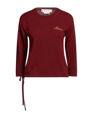 Shop Marni Woman Sweater Brick Red Size 6 Cashmere