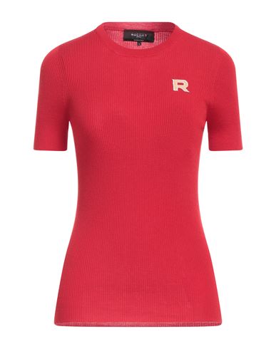 Shop Rochas Woman Sweater Red Size M Virgin Wool
