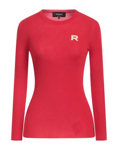 Shop Rochas Woman Sweater Red Size M Virgin Wool