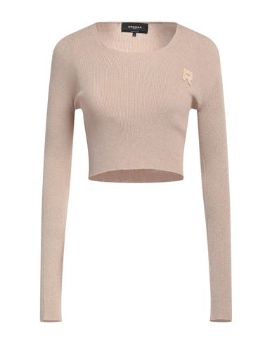 Shop Rochas Woman Sweater Gold Size M Viscose, Polyamide, Lurex