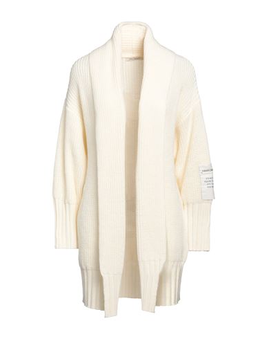 Hinnominate Woman Cardigan Ivory Size Xs Acrylic, Polyester In White
