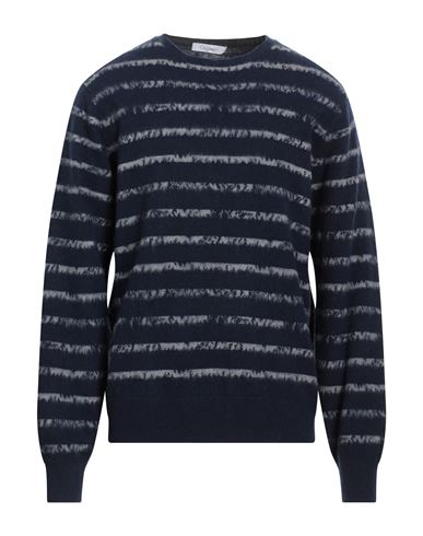 Shop Cruciani Man Sweater Midnight Blue Size 42 Cashmere