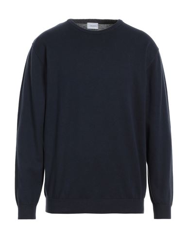 Shop Sseinse Man Sweater Navy Blue Size 3xl Cotton