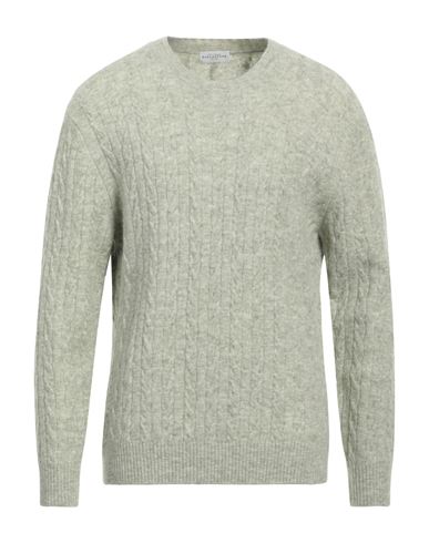 Shop Ballantyne Man Sweater Sage Green Size 46 Alpaca Wool, Wool, Polyamide, Elastane