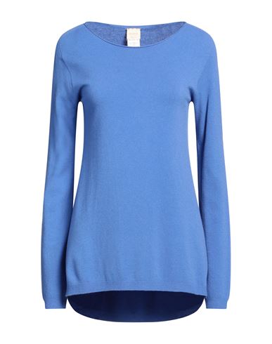 Siste's Woman Sweater Light Blue Size S Viscose, Wool, Polyamide