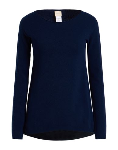 Siste's Woman Sweater Midnight Blue Size Xs Viscose, Wool, Polyamide In Blue