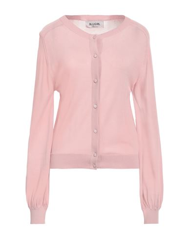 Shop Blugirl Blumarine Woman Cardigan Pastel Pink Size L Viscose, Polyamide