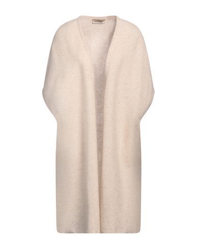 Gentryportofino Woman Cardigan Beige Size 14 Virgin Wool, Alpaca Wool, Mohair Wool, Polyamide, Visco In Brown