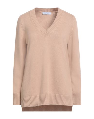 Gran Sasso Woman Sweater Camel Size 14 Virgin Wool, Viscose, Cashmere