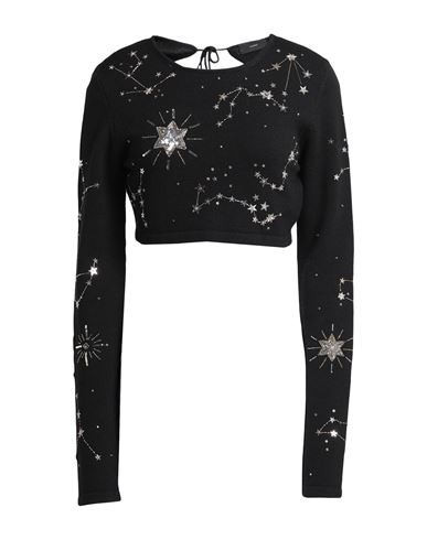 Alanui Woman Sweater Black Size Xs Virgin Wool, Fiberglass, Polyester