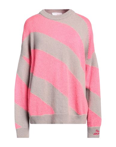 Giada Benincasa Woman Sweater Fuchsia Size S Merino Wool, Mohair Wool, Cashmere, Polyamide In Pink