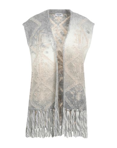 Dondup Woman Cardigan Light Grey Size 10 Acrylic, Wool, Mohair Wool, Polyamide, Alpaca Wool