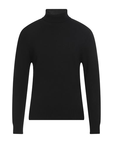 Shop Hōsio Man Turtleneck Black Size Xl Merino Wool