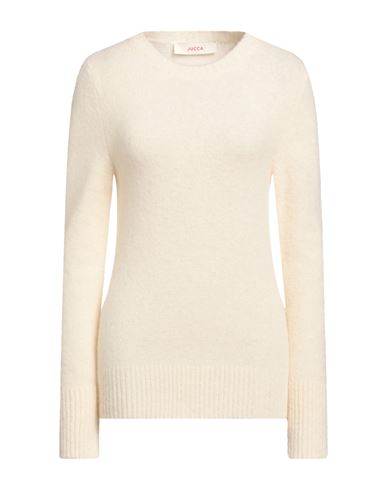 Shop Jucca Woman Sweater Ivory Size L Alpaca Wool, Wool, Polyamide, Elastane In White