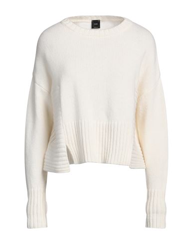 Shop Pinko Woman Sweater Ivory Size M Wool, Cashmere In White