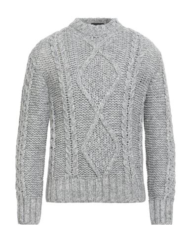 Paul & Shark Man Sweater Light Grey Size 3xl Wool, Nylon, Viscose In Gray