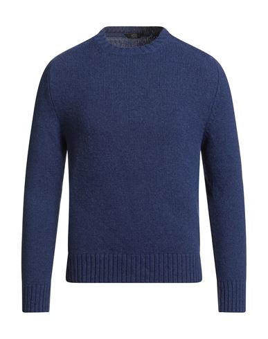 Hōsio Man Sweater Blue Size S Wool, Polyamide In Blue